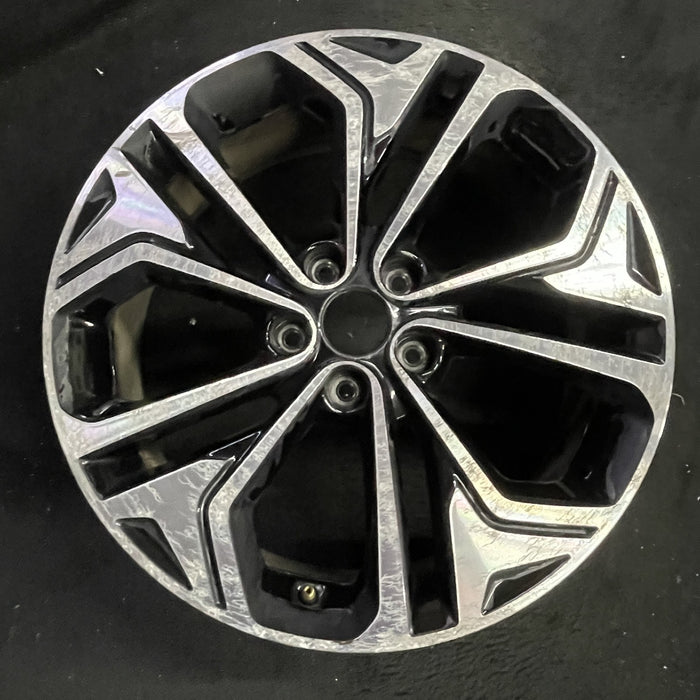19" SANTA FE 19 19x7.5 , SWB Original OEM Wheel Rim - Angle View