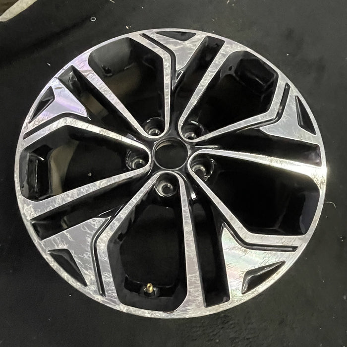 19" SANTA FE 19 19x7.5 , SWB Original OEM Wheel Rim - Side Profile