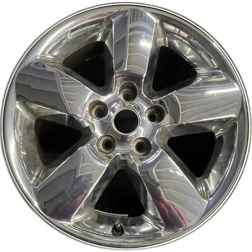20" DODGE 1500 PICKUP 13 , 20x8, chrome clad Original OEM Wheel Rim - Front View