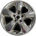 20" DODGE 1500 PICKUP 13 , 20x8, chrome clad Original OEM Wheel Rim - Front View