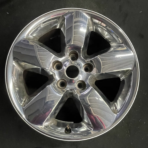 20" DODGE 1500 PICKUP 13 , 20x8, chrome clad Original OEM Wheel Rim - Angle View
