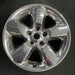 20" DODGE 1500 PICKUP 13 , 20x8, chrome clad Original OEM Wheel Rim - Angle View