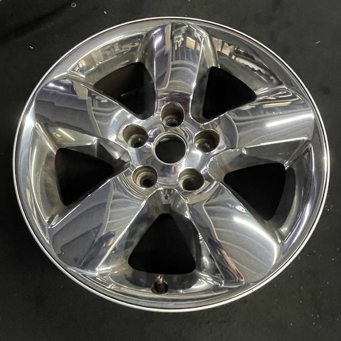 20" DODGE 1500 PICKUP 13 , 20x8, chrome clad Original OEM Wheel Rim - Side Profile