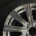 21" LEXUS LX570 19 alloy 21x8.5 10 spoke black Original OEM Wheel Rim - Side Profile