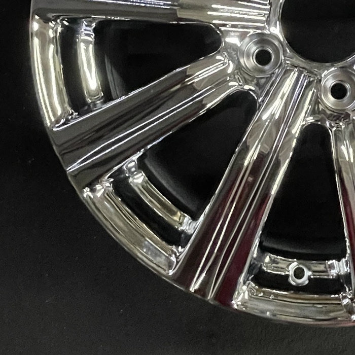 21" LEXUS LX570 19 alloy 21x8.5 10 spoke black Original OEM Wheel Rim - Additional View
