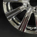 21" LEXUS LX570 19 alloy 21x8.5 10 spoke black Original OEM Wheel Rim - Additional View
