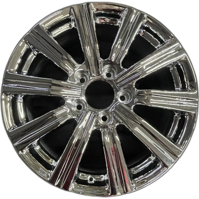 21" LEXUS LX570 19 alloy 21x8.5 10 spoke black Original OEM Wheel Rim - Front View