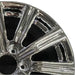 21" LEXUS LX570 19 alloy 21x8.5 10 spoke black Original OEM Wheel Rim - Side Profile