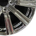 21" LEXUS LX570 19 alloy 21x8.5 10 spoke black Original OEM Wheel Rim - Close-Up Detail