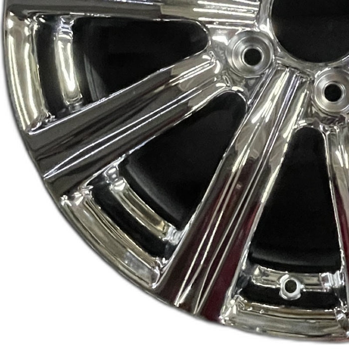 21" LEXUS LX570 19 alloy 21x8.5 10 spoke black Original OEM Wheel Rim - Back View
