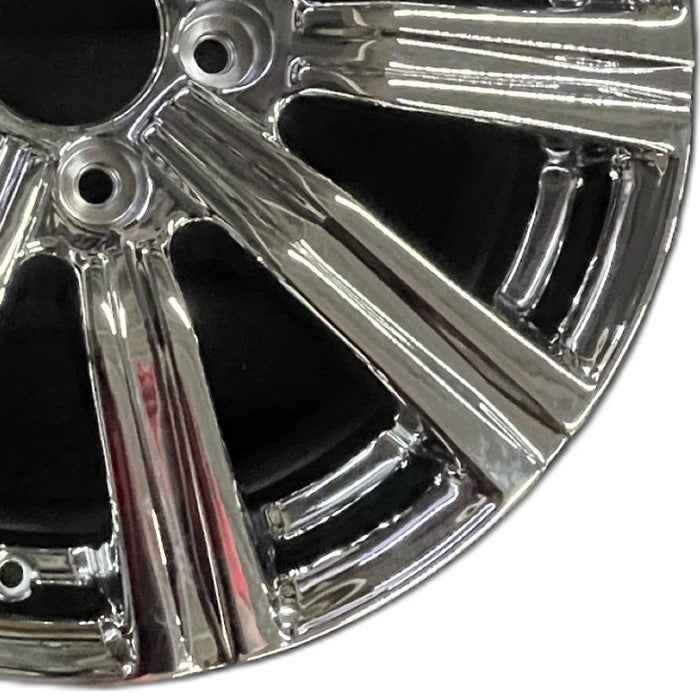 21" LEXUS LX570 19 alloy 21x8.5 10 spoke black Original OEM Wheel Rim - Close-Up Detail