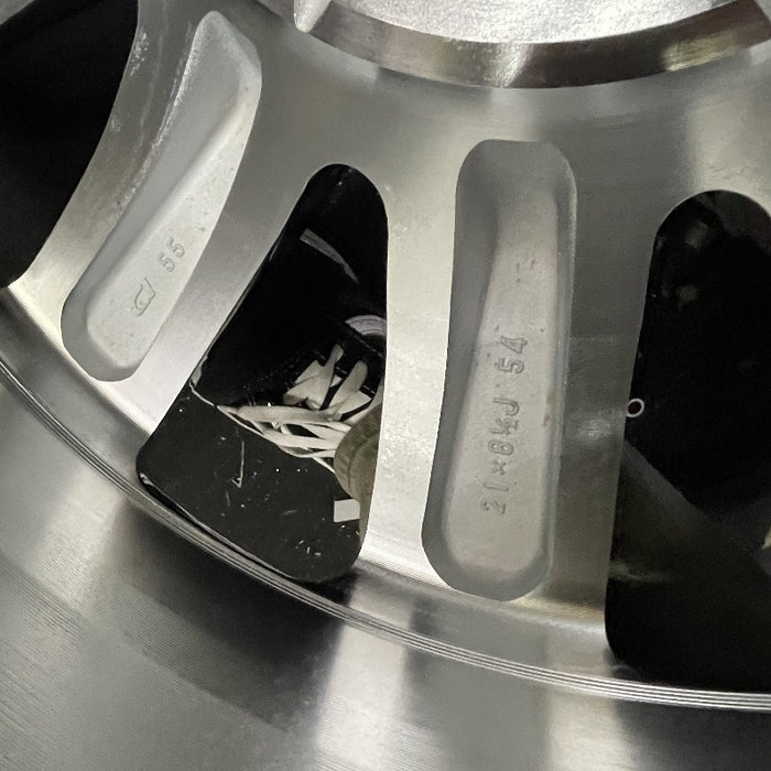 21" LEXUS LX570 19 alloy 21x8.5 10 spoke black Original OEM Wheel Rim