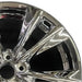 19" LEXUS ES250 21 19x8 alloy 5 split spoke silver smoked Original OEM Wheel Rim - Side Profile