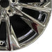 19" LEXUS ES250 21 19x8 alloy 5 split spoke silver smoked Original OEM Wheel Rim - Close-Up Detail