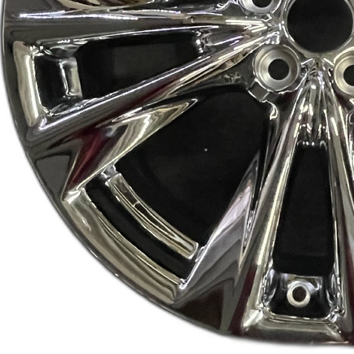 19" LEXUS ES250 21 19x8 alloy 5 split spoke silver smoked Original OEM Wheel Rim - Back View