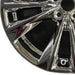 19" LEXUS ES250 21 19x8 alloy 5 split spoke silver smoked Original OEM Wheel Rim - Back View