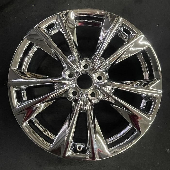 19" LEXUS ES250 21 19x8 alloy 5 split spoke silver smoked Original OEM Wheel Rim - Additional View