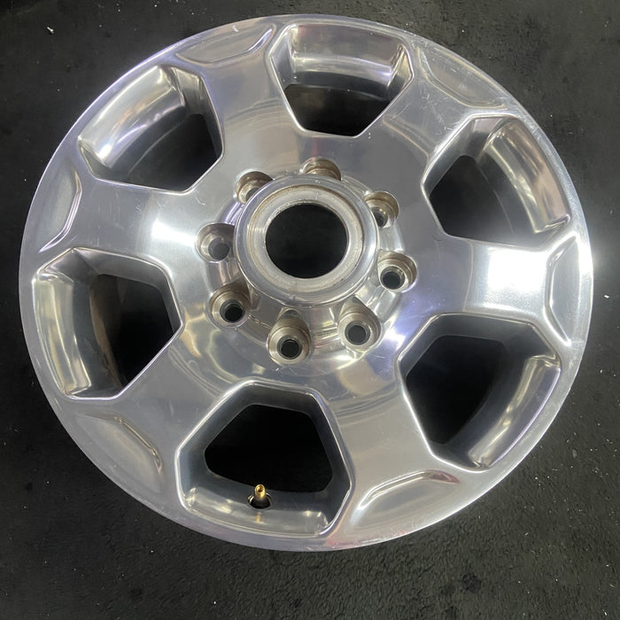 18" DODGE 2500 PICKUP 16-17 , 18x8, 6 spoke, , w/o pockets Original OEM Wheel - Side Profile