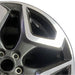 18" XV CROSSTREK 18 18x7 alloy w/machined face Limited dark gray Original OEM - Side Profile