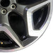 18" XV CROSSTREK 18 18x7 alloy w/machined face Limited dark gray Original OEM - Close-Up Detail