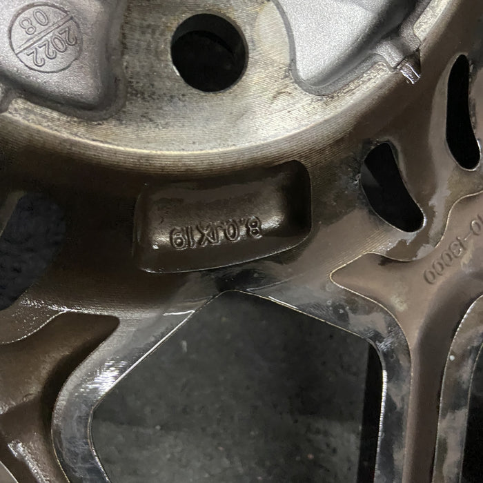 19" KONA 23 19x8 Original OEM Wheel Rim - Back View
