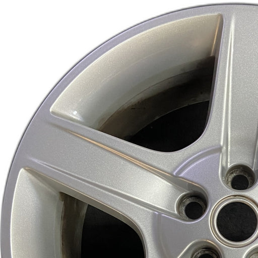 20" DEFENDER 20-24 20x8.5 5 spoke grooved spoke silver Original OEM Wheel Rim - Angle View
