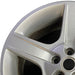 20" DEFENDER 20-24 20x8.5 5 spoke grooved spoke silver Original OEM Wheel Rim - Angle View