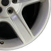 20" DEFENDER 20-24 20x8.5 5 spoke grooved spoke silver Original OEM Wheel Rim - Close-Up Detail