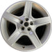 20" DEFENDER 20-24 20x8.5 5 spoke grooved spoke silver Original OEM Wheel Rim - Front View