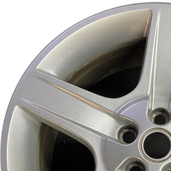 20" DEFENDER 20-24 20x8.5 5 spoke grooved spoke silver Original OEM Wheel Rim - Angle View