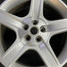 20" DEFENDER 20-24 20x8.5 5 spoke grooved spoke silver Original OEM Wheel Rim - Angle View