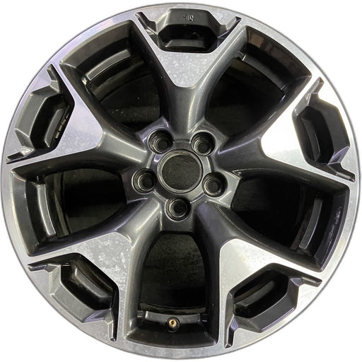 17" XV CROSSTREK 18-20 17x7 , w/machined face Original OEM Wheel Rim - Front View