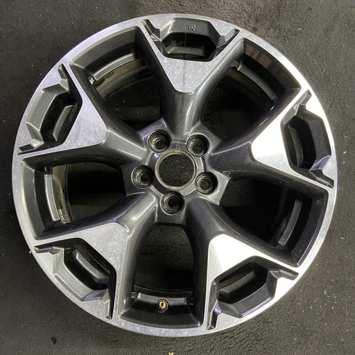 17" XV CROSSTREK 18-20 17x7 , w/machined face Original OEM Wheel Rim - Angle View