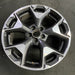 17" XV CROSSTREK 18-20 17x7 , w/machined face Original OEM Wheel Rim - Side Profile