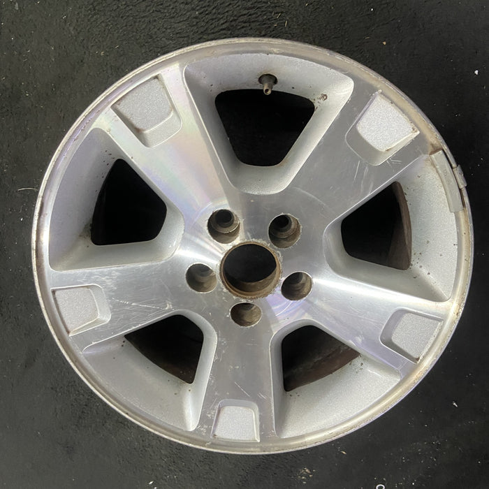 17" EXPLORER 02-03 4 Dr, exc. Sport Trac; 17x7.5, 5 spoke , machined face with - Side Profile