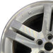 18" CHARGER 06 18x7.5 10 spoke 5 pairs polished w/o black accent Original OEM - Angle View