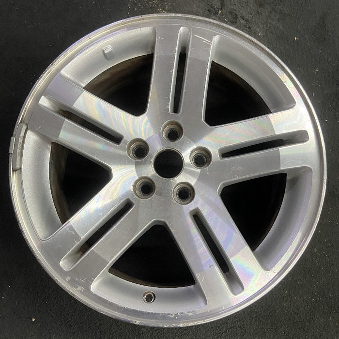 18" CHARGER 06 18x7.5 10 spoke 5 pairs polished w/o black accent Original OEM - Front View