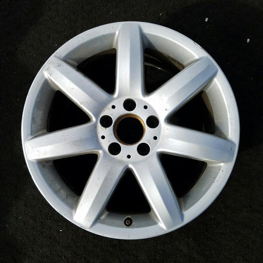 17" MERCEDES S-CLASS 03 230 Type; SL500 17x8.5 7 spoke Original OEM Wheel Rim - Front View