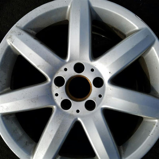 17" MERCEDES S-CLASS 03 230 Type; SL500 17x8.5 7 spoke Original OEM Wheel Rim - Angle View