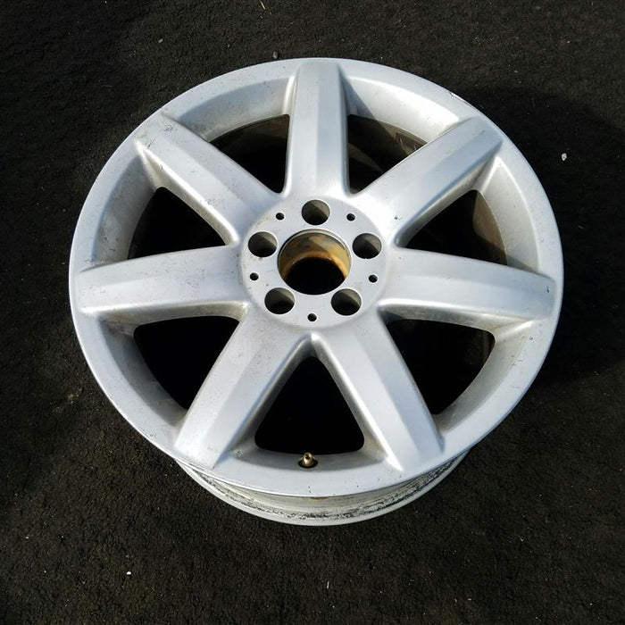 17" MERCEDES S-CLASS 03 230 Type; SL500 17x8.5 7 spoke Original OEM Wheel Rim - Side Profile