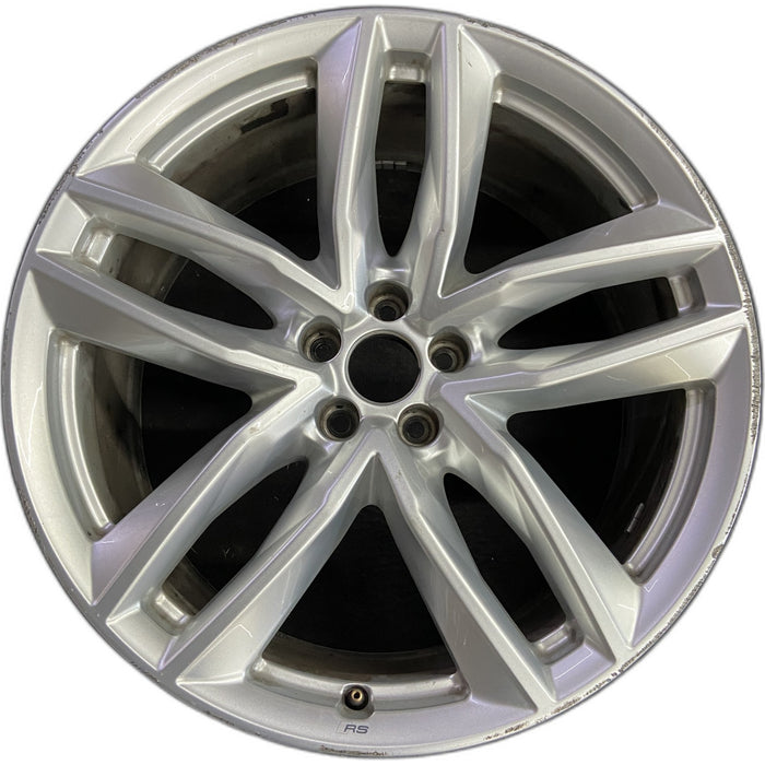 21" AUDI Q7 17-18 21x9.5 , Original OEM Wheel Rim - Front View