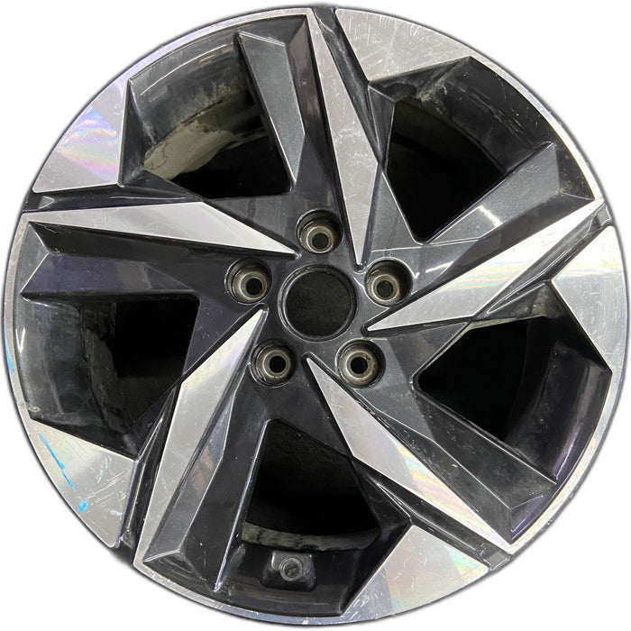 17" ELANTRA 21-23 17x7 Original OEM Wheel Rim - Front View
