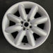 17" MINI COOPER 03-06 17x7 alloy 8 spoke white Original OEM Wheel Rim - Front View