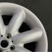 17" MINI COOPER 03-06 17x7 alloy 8 spoke white Original OEM Wheel Rim - Close-Up Detail