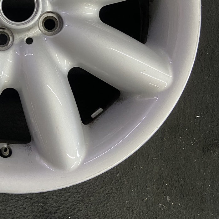 17" MINI COOPER 03-06 17x7 alloy 8 spoke white Original OEM Wheel Rim