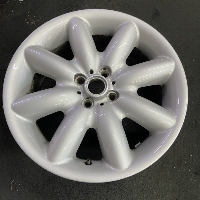 17" MINI COOPER 03-06 17x7 alloy 8 spoke white Original OEM Wheel Rim