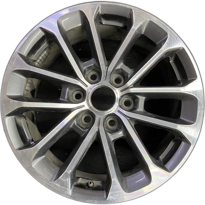 18" FORD F150 PICKUP 18-20 18x7.5, aluminum, 12 spoke , , machined spoke face Original OEM Wheel Rim