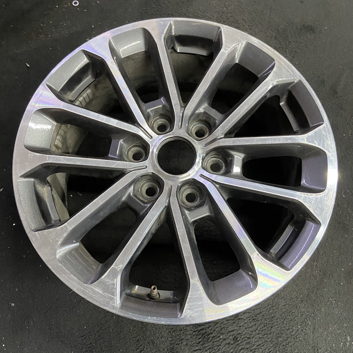 18" FORD F150 PICKUP 18-20 18x7.5, aluminum, 12 spoke , , machined spoke face Original OEM Wheel Rim