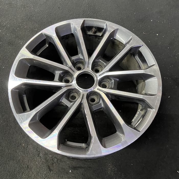18" FORD F150 PICKUP 18-20 18x7.5, aluminum, 12 spoke , , machined spoke face Original OEM Wheel Rim