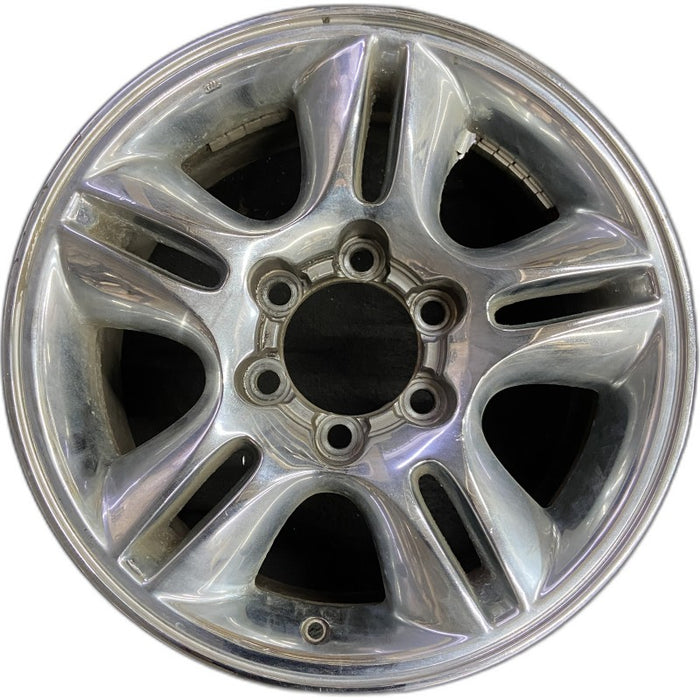17" LEXUS GX470 05-09 17x7.5 alloy 5 spoke chrome Original OEM Wheel Rim - Front View